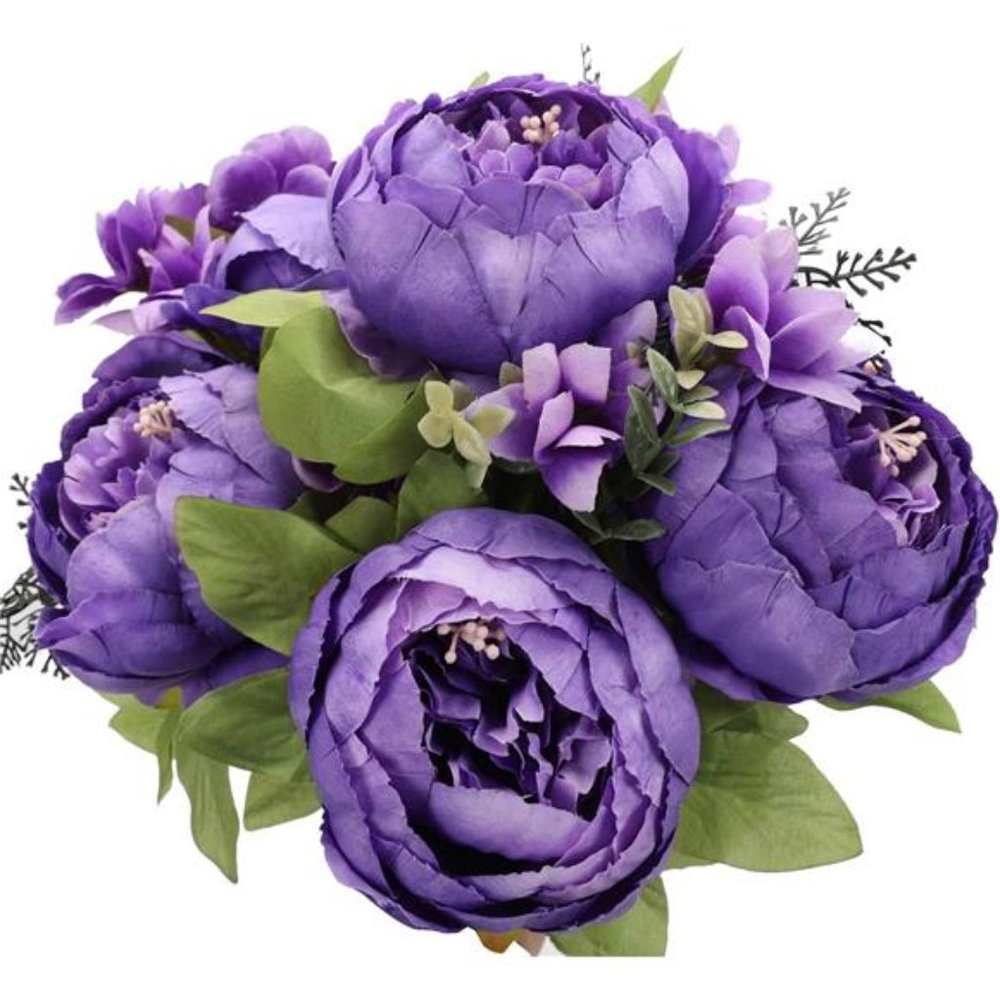 Artificial Peony Silk Flowers Fake Flowers Vintage Wedding Home Decoration Decor